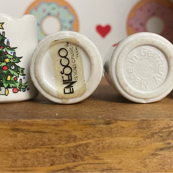 Set of 5 Vintage Enesco Christmas Tree Candle Holders - Picture 3 of 8